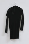 SWAYING/KNIT Water Soluble Wool Lapel SW22AW1T18 Black PS50